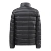 Men's stand-up collar lightweight down jacket, a new winter style, a warm and casual solid-color simple youth coat with inner lining details Picture
